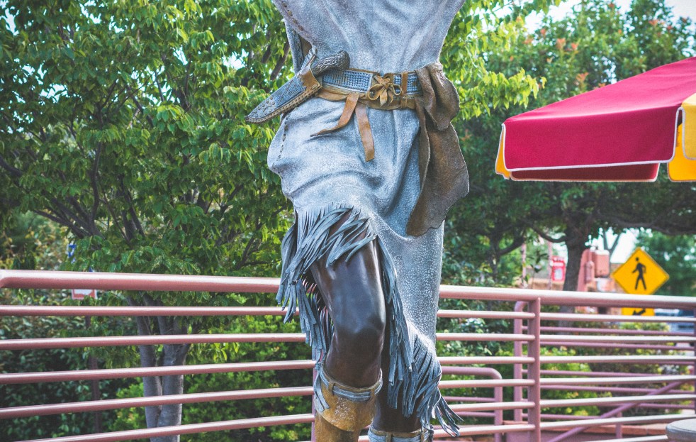 A Navajo Woman Sculpture in Sedona, AZ